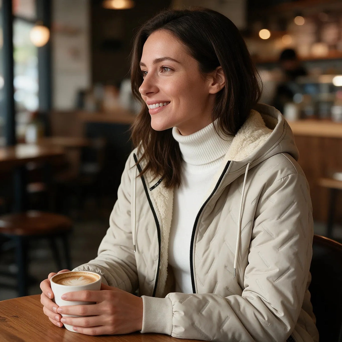 Women's Hooded Quilted Jacket