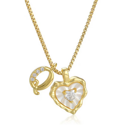 Women’s Heart-Shaped Pendant Necklace