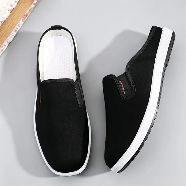 Men’s Wide-Toe Casual Mule Slides