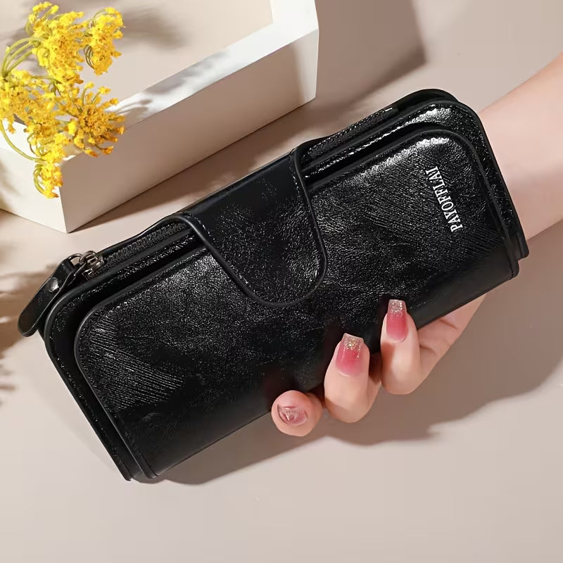 Luxury Faux Leather Wallet & Clutch