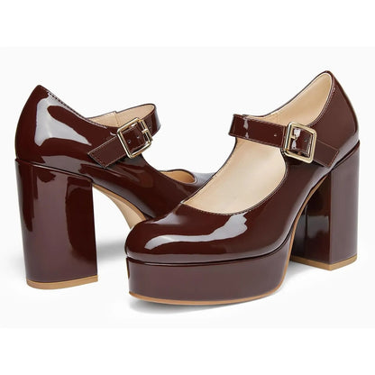 Women's Mary Jane Platform Heels