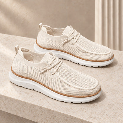 Men's Knit Lace-Up Shoes
