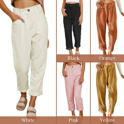 Women's Textured Straight-Leg Pants