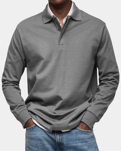 Men's Long-Sleeve Polo Shirt