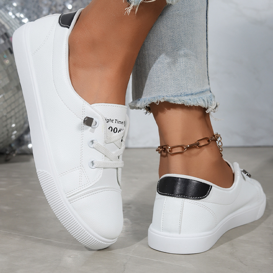 Women’s Lightweight Comfortable Everyday White Sneakers