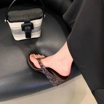 Women's Toe-Post Platform Wedge Sandals