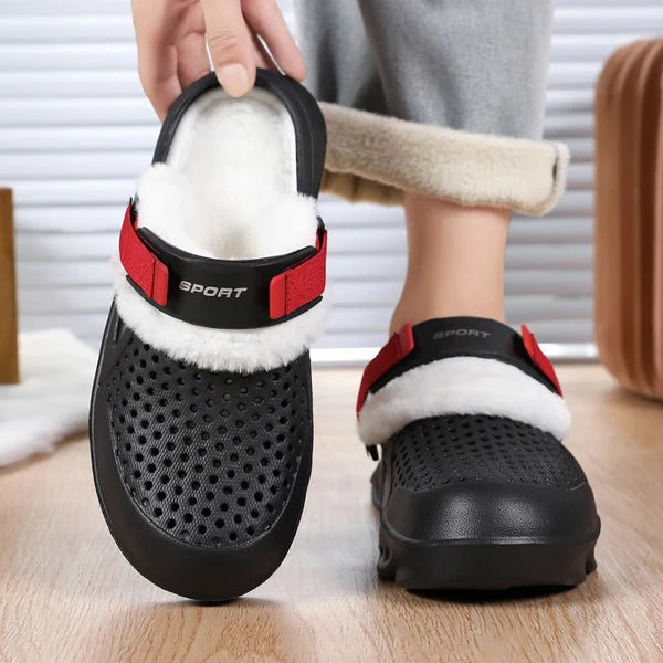 Men’s Ventilated Plush-Lined Clogs