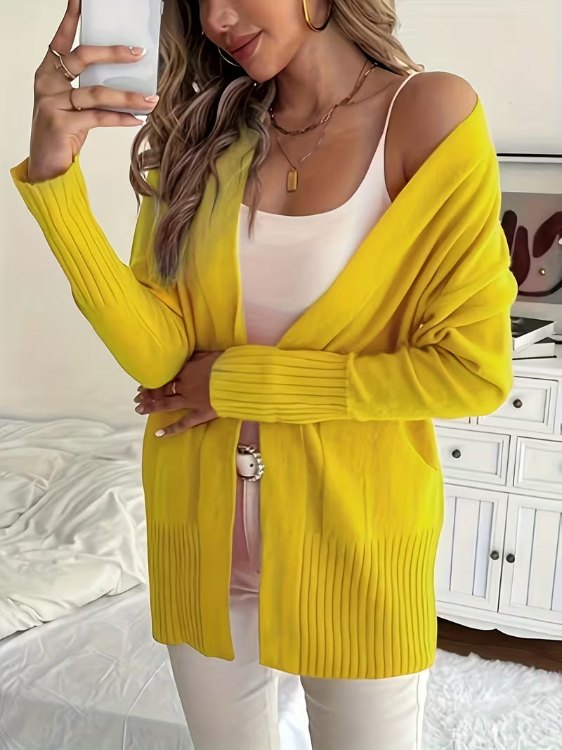 Women’s V-Neck Long Cardigan
