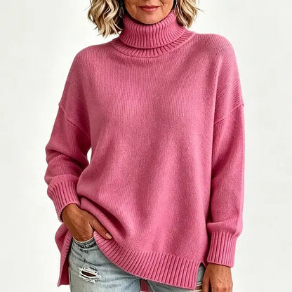 Women's Ribbed Turtleneck Sweater