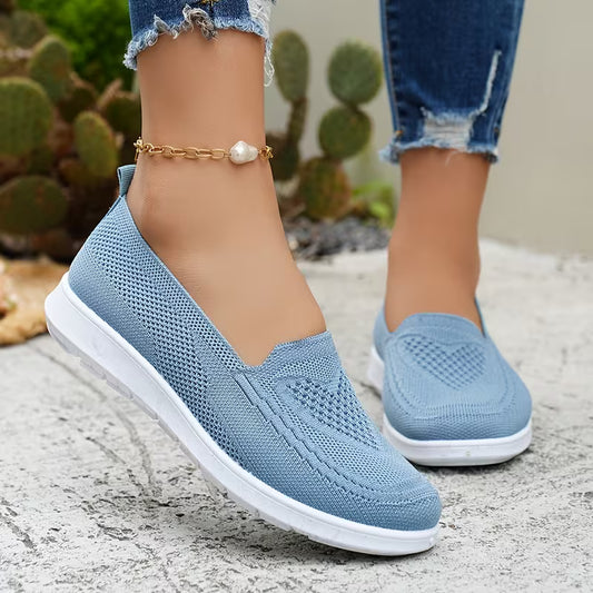 Women's Knit Slip-On Casual Sneakers