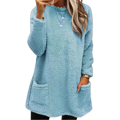 Women's Textured Round Neck Sweater