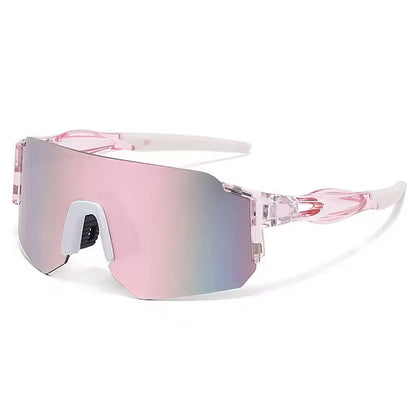 Sport Sunglasses with Oversized Frame and UV Protection