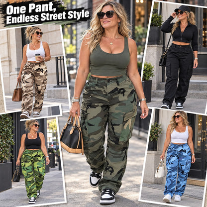 Women's Camouflage Cargo Pants