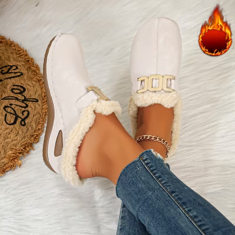 Women's Buckle Detail Slip-On Clogs