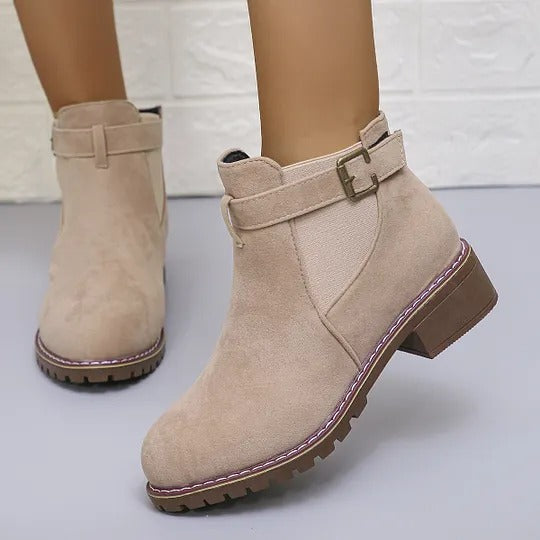 Women's Buckle Ankle Boots