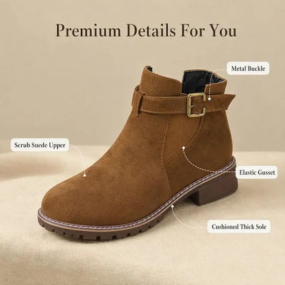 Women's Buckle Ankle Boots