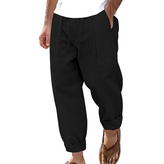 Men's Relaxed Drawstring Casual Pants