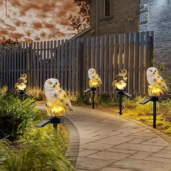 Owl Garden Stake Light