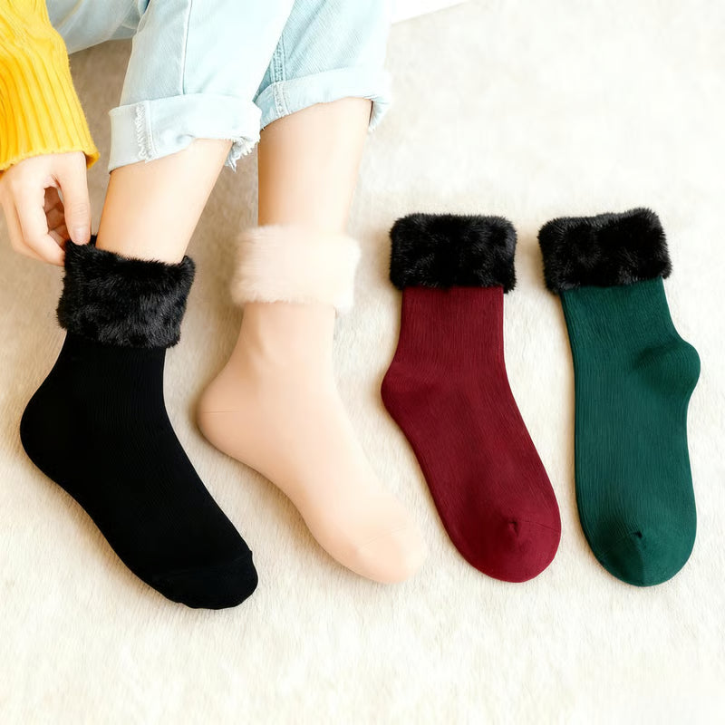 5-Pair Cuffed Socks