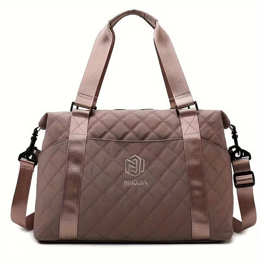 Quilted Travel Duffel Bag