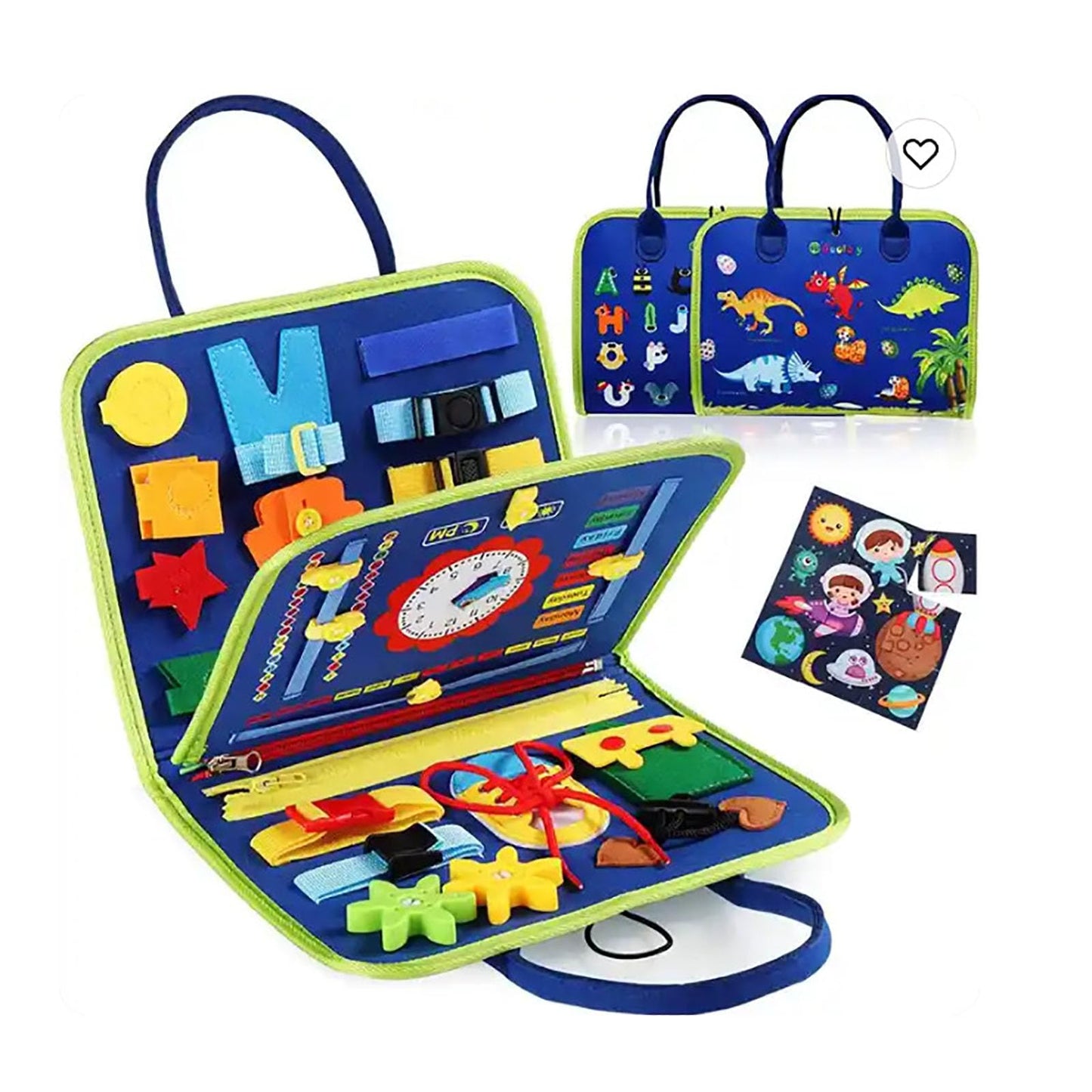 Montessori Busy Board Activity Bag for Kids