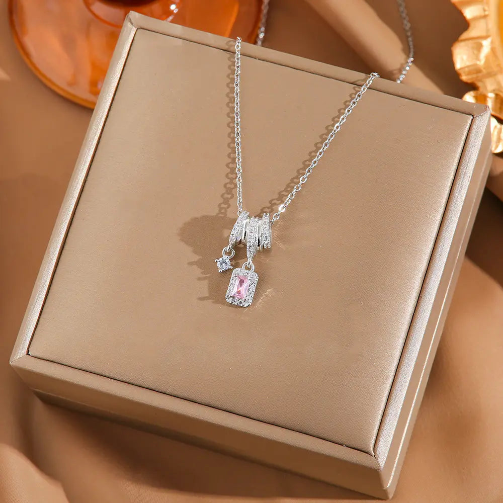 Women's Cubic Zirconia Pendant Necklace
