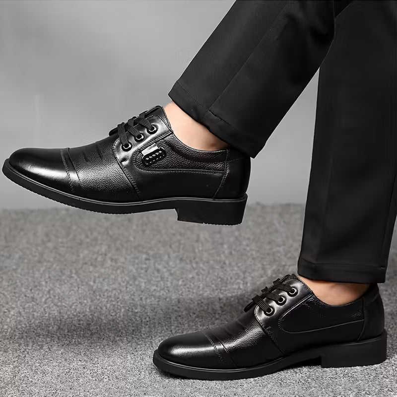 Men’s Business Casual Lace-Up Shoes
