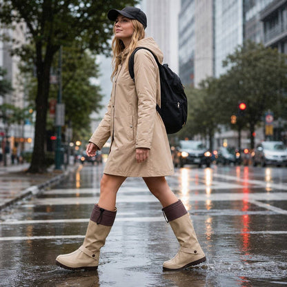 Foldable High-Top Shoe Covers