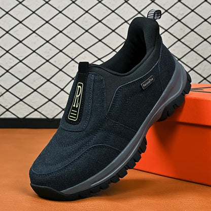 Men's Textured Slip-On Casual Shoes