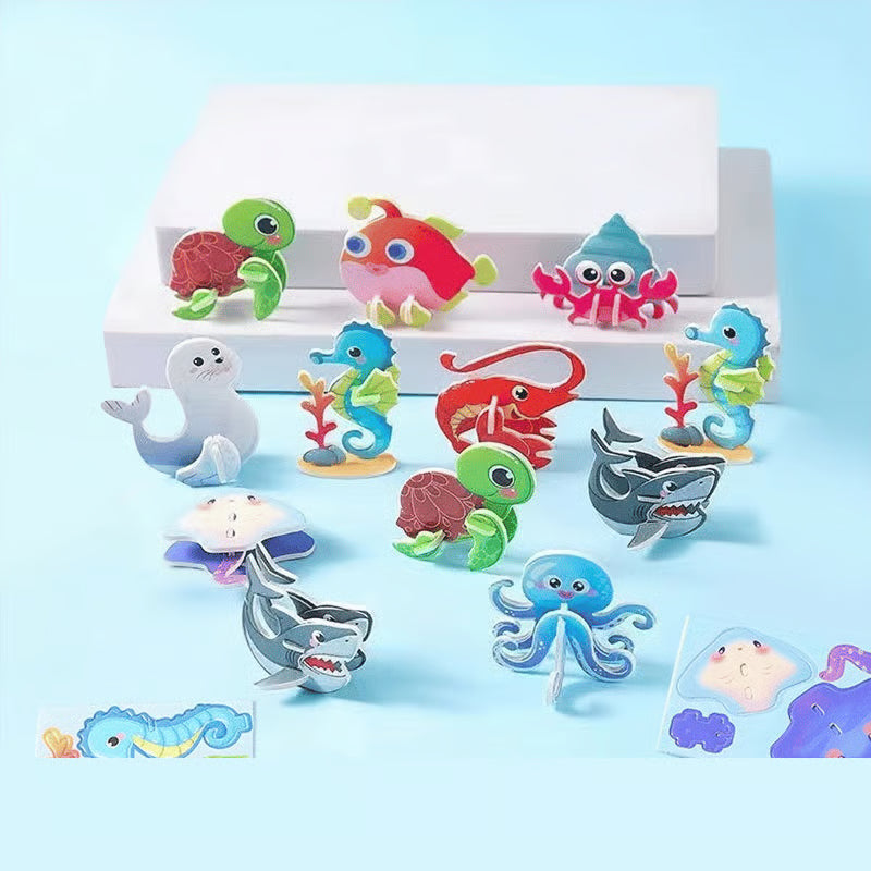 3D Animal Paper Puzzle Craft Set