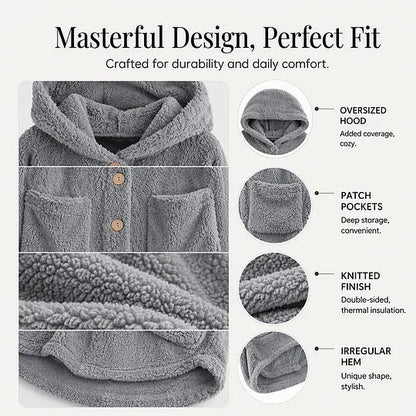 Women's Hooded Button-Front Coat