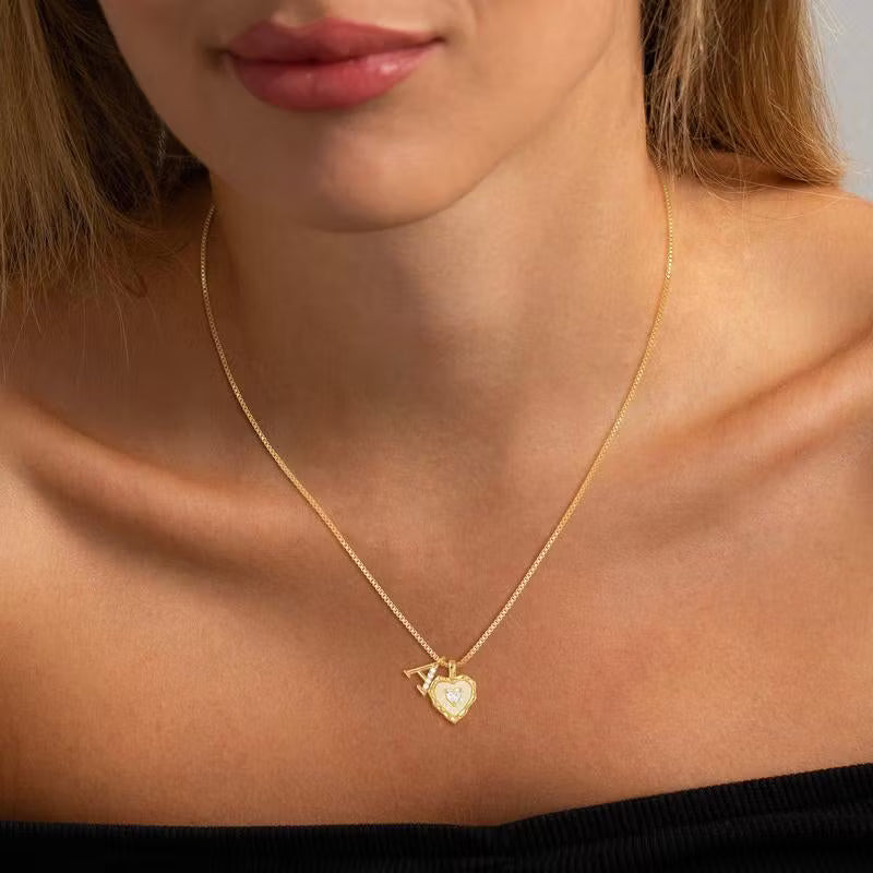 Women’s Heart-Shaped Pendant Necklace
