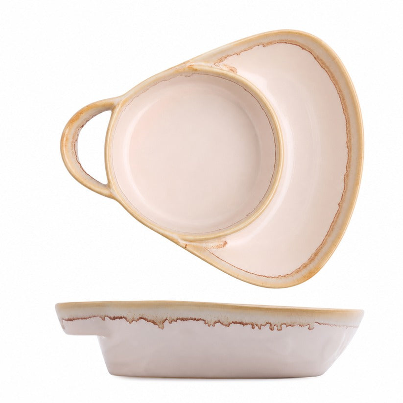 Divided Serving Dish with Side Handle