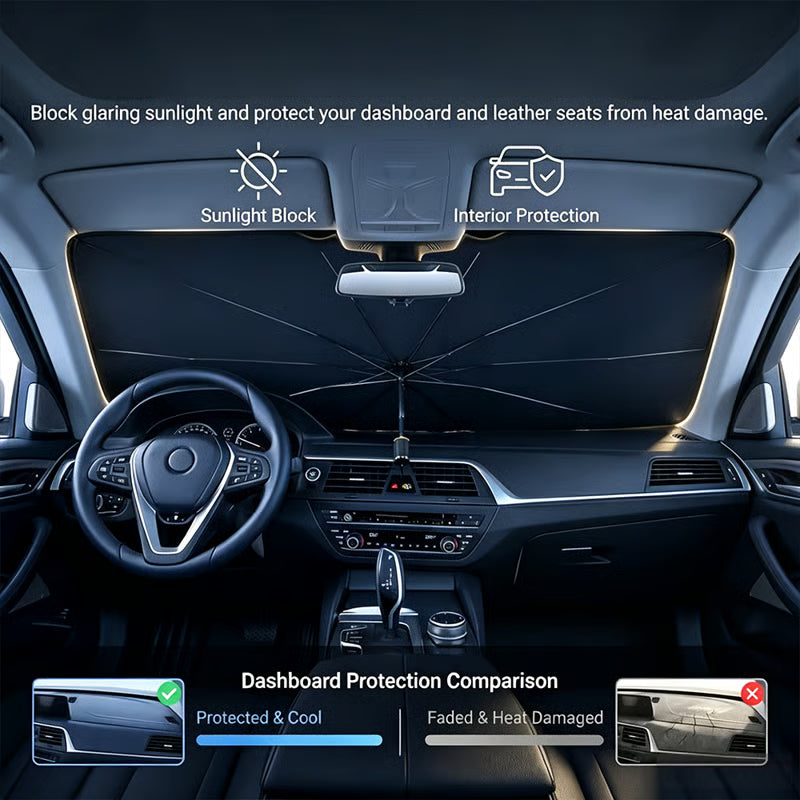 Car Windshield Sun Shade Umbrella