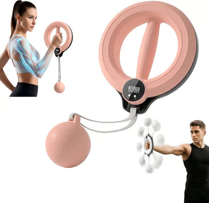 Smart Arm and Shoulder Exercise Hoop with Digital Tracker