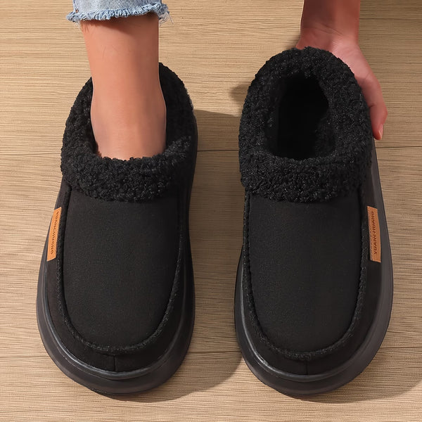 Unisex Side-Stitch Winter House Shoes