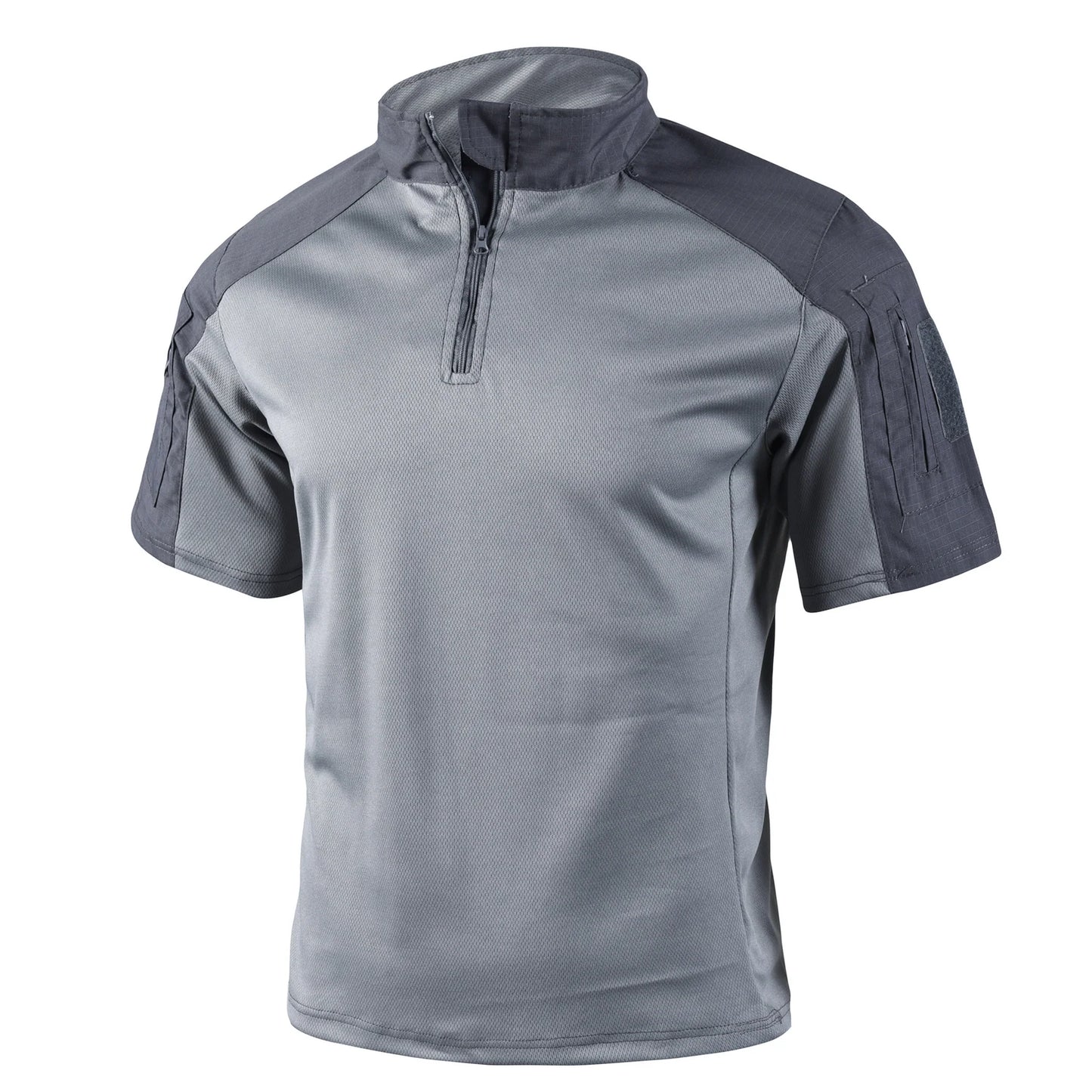 Men's Short Sleeve Quarter-Zip Utility Shirt