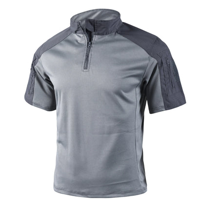 Men's Short Sleeve Quarter-Zip Utility Shirt