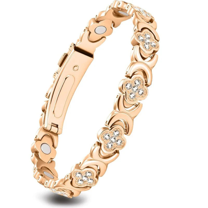 Crystal Embellished Link Bracelet