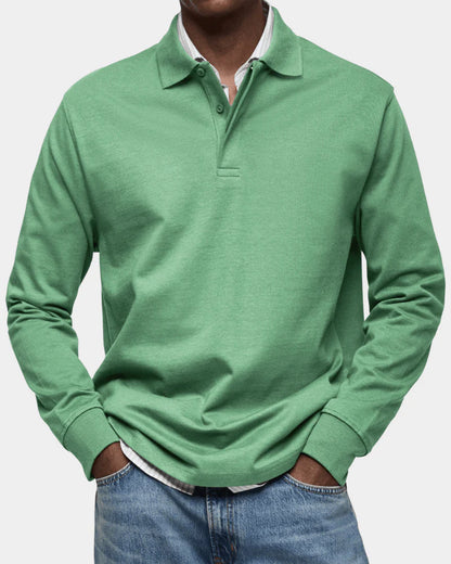 Men's Long-Sleeve Polo Shirt