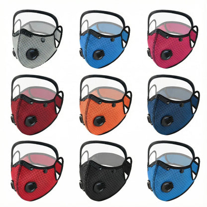 Unisex Reusable Dual-Valve Filter Face Mask