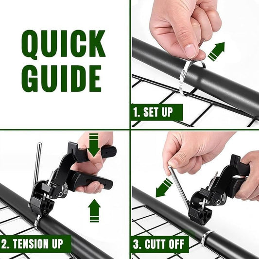 Heavy-Duty Cable Tie Tensioning & Cutting Tool
