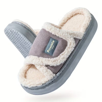 Pmoiste Women’s Cozy Platform Slippers