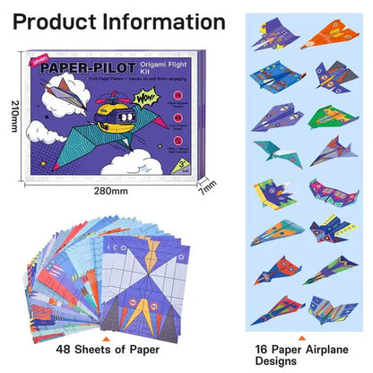 Kids' DIY Paper Airplane Folding Kit