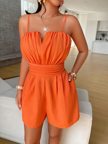 Women's Pleated Jumpsuit