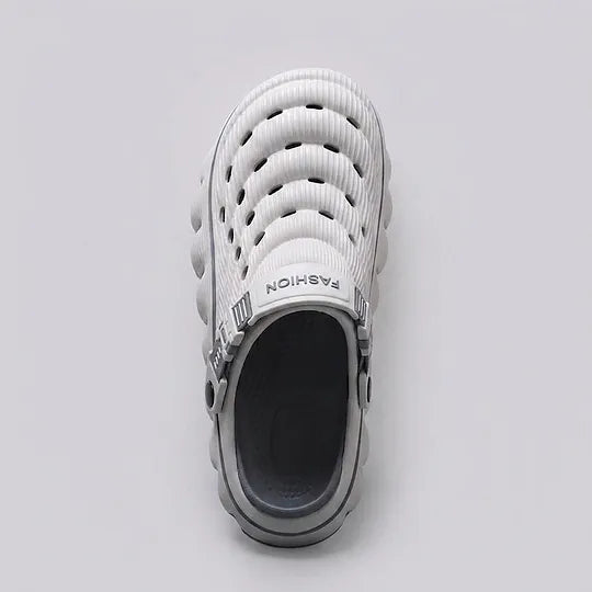 Men's Closed-Toe Clogs with Strap Detail
