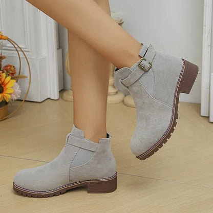 Women's Buckle Ankle Boots