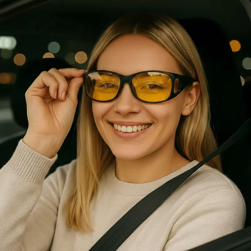 Wraparound Night Driving Glasses