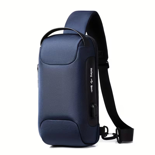 Oxford Anti-Theft USB Crossbody Bag
