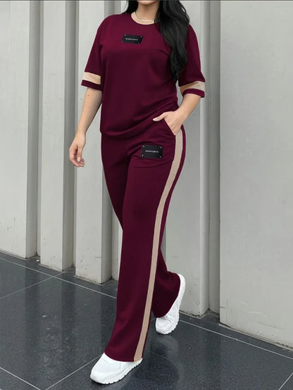 Women's T-Shirt and Pants Set